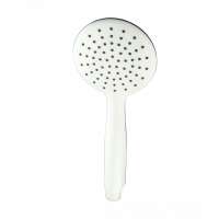 Single Function Chrome Back and White Surface ABS ECO Handheld  Rain Hand Shower