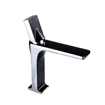 European hot sell Brass Hot Cold Water Chrome Bathroom Basin Faucet  Brass Hot Cold Water Faucet